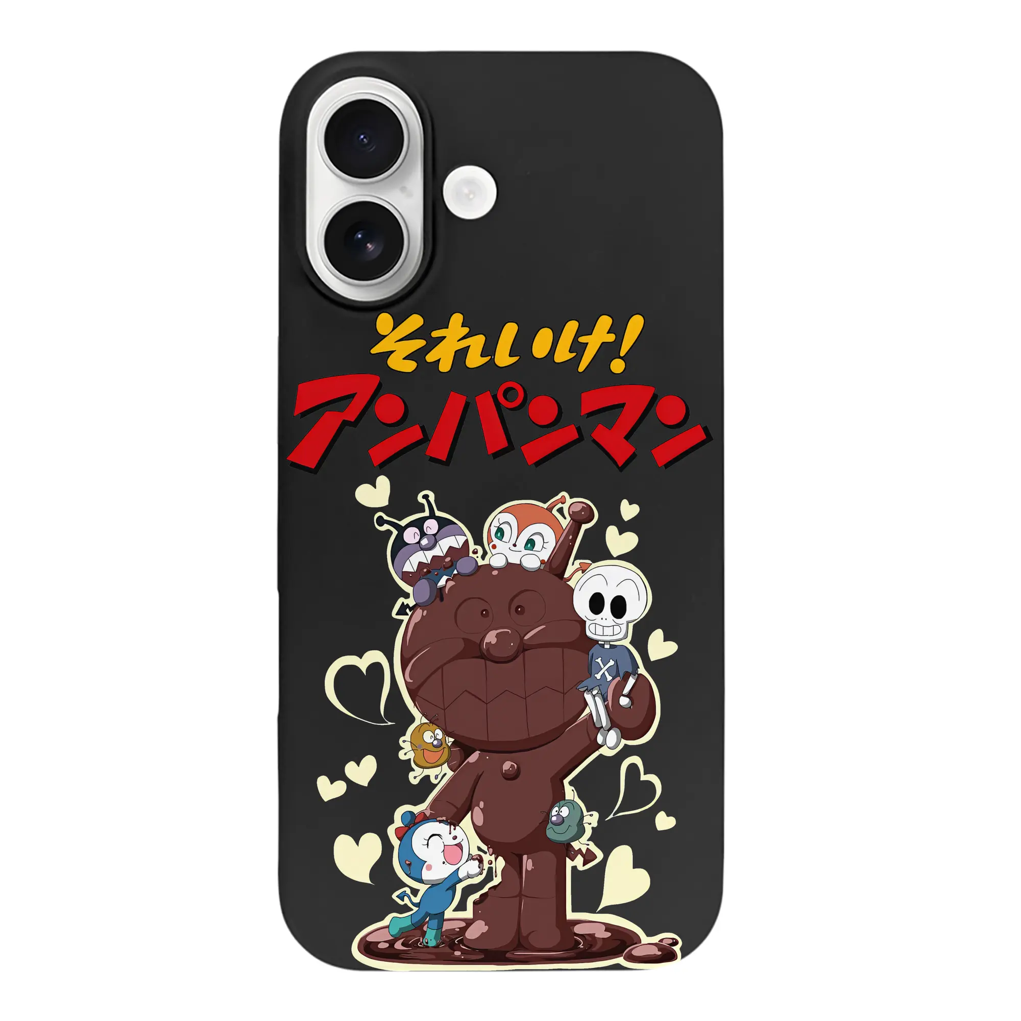 アンパンマン グッズ,ばいきんまん - iPhone 17 シリーズ シリコンケース 薄型 耐衝撃 指紋防止 ソフトタッチカバー 精密フィット 傷防止 保護ケース iPhone 17/17 Air/17 Pro/17 Pro Max 対応